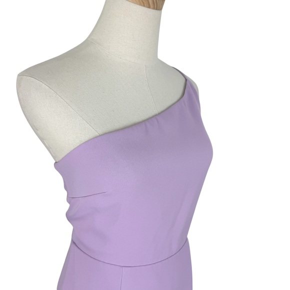 Lovers & Friends Lazo One Shoulder Dress Lilac Purple Sz M - Picture 4 of 13